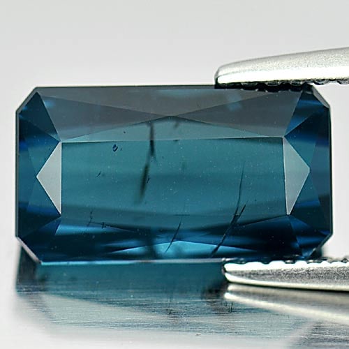 Natural Blue Tourmaline 3.36 Ct. Octagon Shape 11.3 x 6.3 Mm Gemstone from Nigeria (1 of 3)