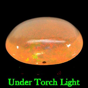 Natural Multi - Color Play Of Colour Opal 1.40 Ct. Oval Cabochon Shape 10.2 x 8 Mm Gemstone from (1 of 3)