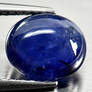 Natural Blue Sapphire 3.50 Ct. Oval Cabochon Shape 8.9 x 7.5 Mm Gemstone from Sri Lanka (1 of 3)