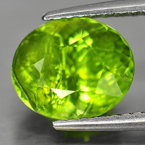 Natural Green Peridot 2.64 Ct. Oval Shape 8.8 x 7.4 Mm Gemstone from Pakistan (1 of 3)