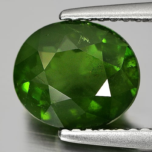 Natural Green Tourmaline 2.78 Ct. Oval Shape 8.7 x 7.5 Mm Gemstone from Nigeria (1 of 3)