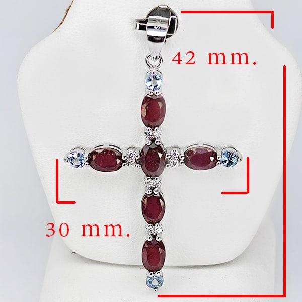 Natural Red Ruby Real 925 Sterling Silver Jewelry 3.99 Grams Pendant: Product ID: 808500467 Product Type: 925 Sterling Silver Fine Jewelry Jewelry Weight: 3.99 Grams. Gemstones Color: Red Metal: Solid Silver 92.5%. Gemstone Detail: Ruby At Your Service: At Treasure of G