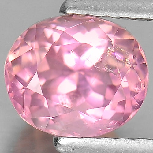 Natural Pink Tourmaline 1.32 Ct. Oval Shape 7 x 6 Mm Gemstone From Nigeria (1 of 3)