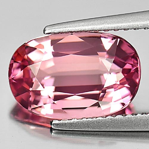 Natural Pink Tourmaline 3.44 Ct. Oval Shape 11.4 x 7.4 Mm. Gemstone From Nigeria (1 of 3)