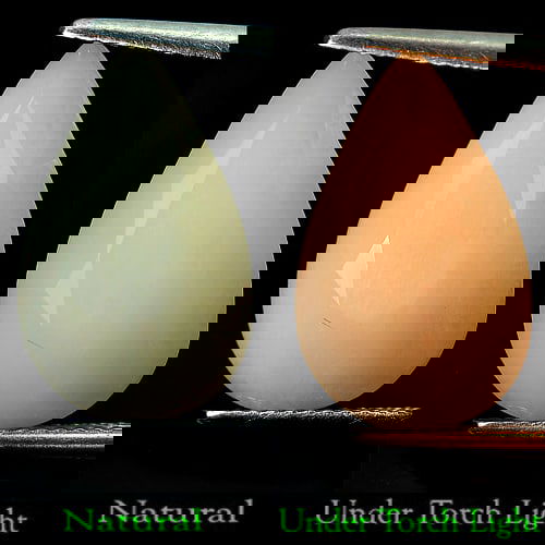 Natural White Color Opal 5.84 Ct. Pear Shape 17.6 x 11 Mm Gemstone From Ethiopia: Product ID: 818711119 Product Name: Natural Opal Weight: 5.84 CT. Size: 17.6 x 11 x 8.2 MM. Shape: Pear Color: White Clarity:Opaque Luster: Good Gems Origin: Ethiopia Treatment: Unheated Crystal Struc