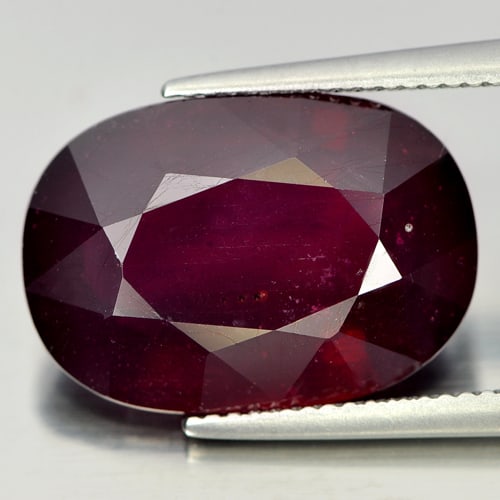 Natural Red Ruby 18.08 Ct. Oval Shape 18.5 x 12.8 Mm. Gemstone From Madagascar (1 of 3)