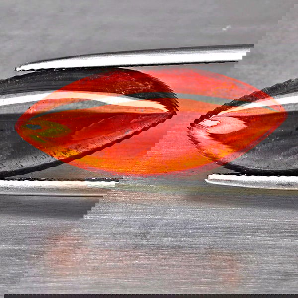 Natural Orangish Red Spessartine Garnet 8.24 Ct. Marquise Cabochon Shape Gemstones From Namibia (1 of 3)