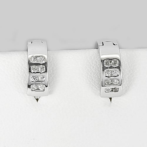 925 Sterling Silver Earrings Jewelry 2.80 Grams Beautiful Design (1 of 3)
