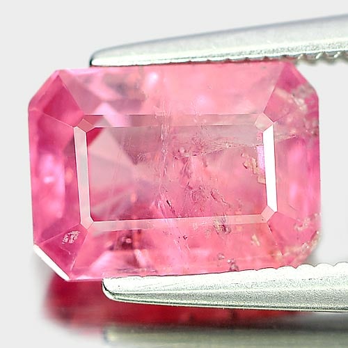 Natural Pink Ruby 3.39 Ct. Octagon Shape 9.2 x 6.7 Mm. Gemstone From Mozambique (1 of 3)