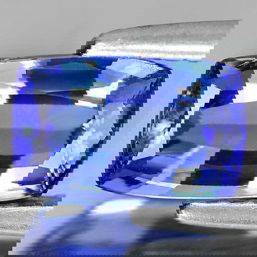 Natural Blue Tanzanite 1.28 Ct. Cushion Shape 7.9 x 5 Mm. Gemstone From Tanzania: Product ID: 807009189 Product Name: Natural Tanzanite Weight: 1.28 CT. Size: 7.9 x 5 x 3.2 MM. Shape: Cushion Color: Blue Clarity:VSI Luster: Very Good Gems Origin: Tanzania Treatment: Heated Crystal