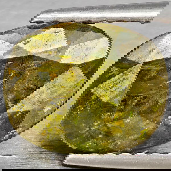 Natural Multi Color Green Demantoid Garnet 2.72 Ct. Oval Shape 9.1 x 7.4 Mm Gemstone from Madagascar (1 of 3)