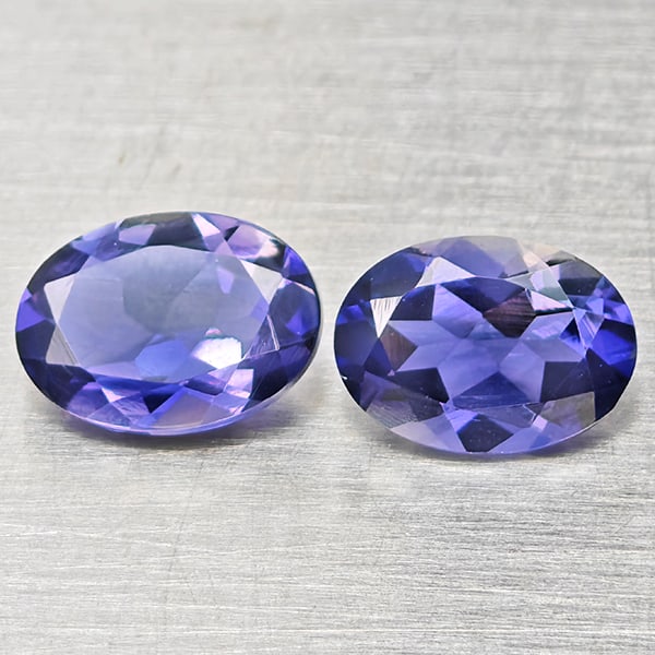 Natural Violet Blue Iolite 1.26 Ct. 2 Pcs Oval Shape 7.3 x 5.2 Mm Gemstones From Madagascar: Product ID: 803804906 Product Name: Natural Iolite Weight: 1.26 CT. Size: 7.3 x 5.2 x 3.1 MM. Shape: Oval Color: Violet Blue Clarity:SI1 Luster: Good Gems Origin: Madagascar Treatment: Unheated Crysta