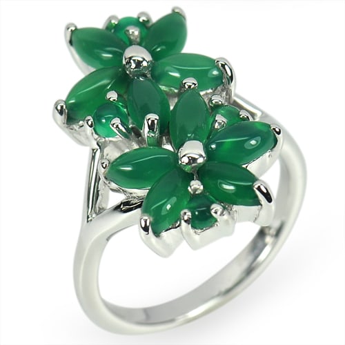 Natural Aventurine 925 Sterling Silver White Gold Plated Ring Size 7: Product ID: 281010428 Product Type: 925 Sterling Silver Fine Jewelry Jewelry Weight: 6.60 Grams. Ring Size: 7 Resizable(Fee) Gemstones Color: Green Metal: Solid Silver 92.5%. Gemstone Detail: Natural