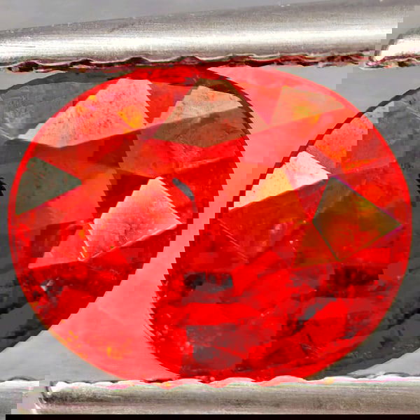 Natural Orangish Red Spessartine Garnet 1.20 Ct. Oval Shape 6.8 x 5.6 Mm Gemstones From Namibia (1 of 3)