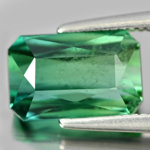 Natural Green Tourmaline 2.60 Ct. Octagon Shape 9.4 x 6 Mm. Gemstone From Nigeria (1 of 3)