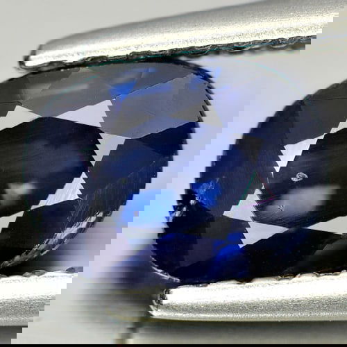 Natural Blue Sapphire 1.28 Ct. Oval Shape 7 x 5.1 Mm. Gemstone From Madagascar (1 of 3)