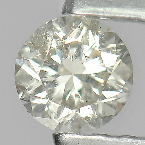 Natural White Diamond 0.18 Ct Round Brilliant Cut 3.5 Mm (1 of 3)