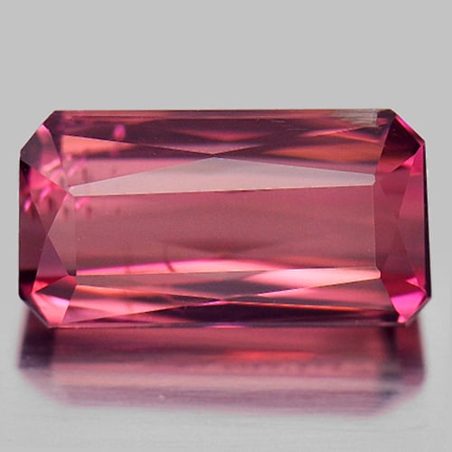 Natural Pink Tourmaline 1.60 Ct. Octagon Shape 8.6 x 4.6 Mm. Gemstone from Nigeria (1 of 3)
