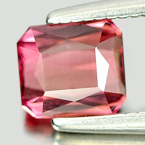 Natural Pink Tourmaline 0.79 Ct. Octagon Shape 5.5 x 5 Mm Gemstone From Nigeria (1 of 3)
