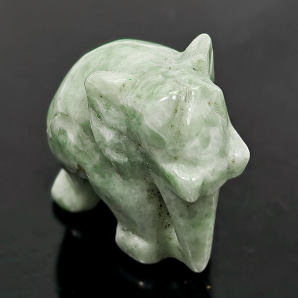 Natural Multi Color Jade 60.72 Ct. Elephant Carving Shape 17 x 29 Mm Gemstone from Thailand: Product ID: 819815967 Product Name: Natural Jade Weight: 60.72 CT. Size: 17 x 29 x 22 MM. Shape: Elephant Carving Shape Color: Multi-Color Clarity:Opaque Luster: Good Gems Origin: Thailand Treatment: