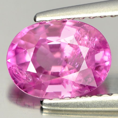 Natural Pink Sapphire 1.59 Ct. Oval Shape 8.22 x 6.20 Mm Gemstone from Madagascar (1 of 4)