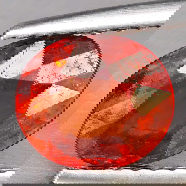 Natural Orangish Red Spessartine Garnet 1.76 Ct. Oval Shape 7.5 x 6.5 Mm Gemstones From Namibia (1 of 3)