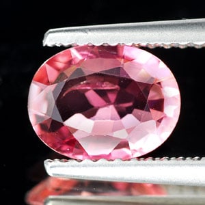 Natural Pink Tourmaline 1.26 Ct. Oval Shape 8.3 x 6.5 Mm Gemstone from Mozambique (1 of 3)