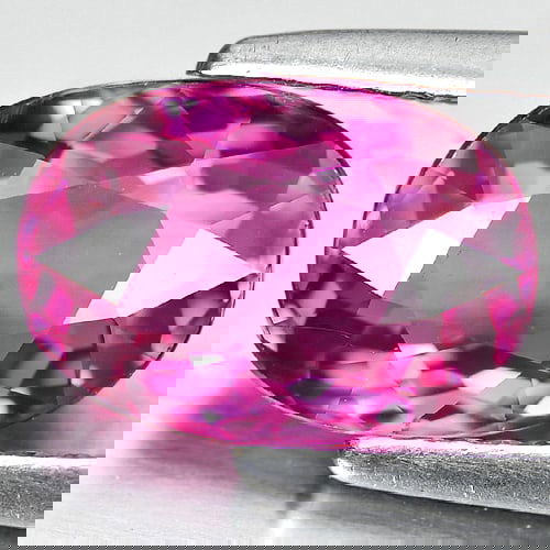 Natural Pink Tourmaline 2.21 Ct. VVS Oval Shape 10 x 7.1 Mm. Unheated Gemstone From Nigeria (1 of 3)