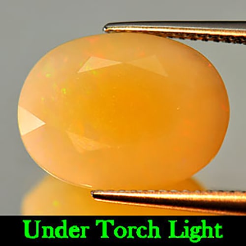 Natural Multi Color Opal 6.60 Ct. Oval Shape 15.8 x 12 Mm Gemstone from Ethiopia (1 of 3)