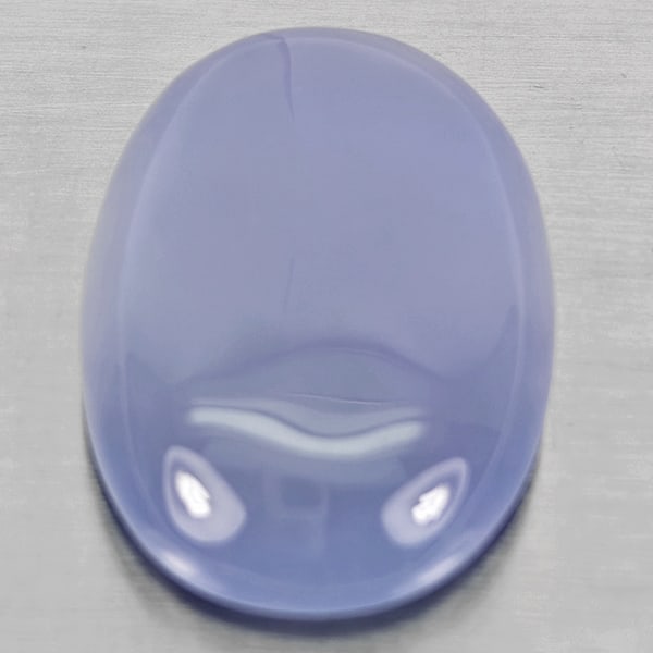 Natural Lavender Chalcedony 42.83 Ct. Oval Cabochon Shape 31 x 20 Mm. Gemstone (1 of 3)