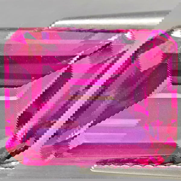 Natural Pink Topaz 5.75 Ct. VVS Octagon Shape 11 x 9 Mm. Gemstone From Brazil (1 of 3)