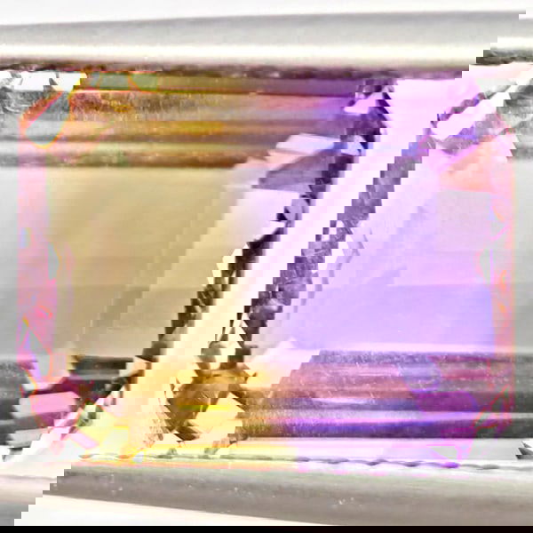 Natural Bi Color Ametrine 4.37 Ct. Octagon Shape 10.9 x 8.6 Mm. Gemstone (1 of 3)