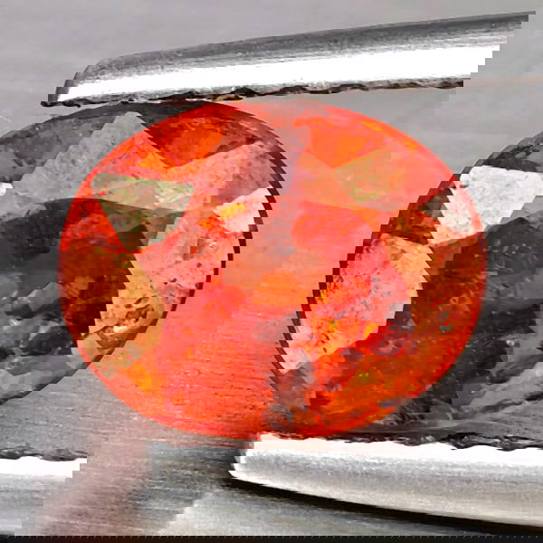 Natural Orangish Red Spessartine Garnet 1.68 Ct. Oval Shape 7.2 x 6.9 Mm Gemstones From Namibia: Product ID: 802937961 Product Name: Natural Garnet Weight: 1.68 CT. Size: 7.2 x 6.9 x 4.7 MM. Shape: Oval Shape Color: Orangish Red Clarity:SI1 Luster: Good Gems Origin: Namibia Treatment: Unheated Cr