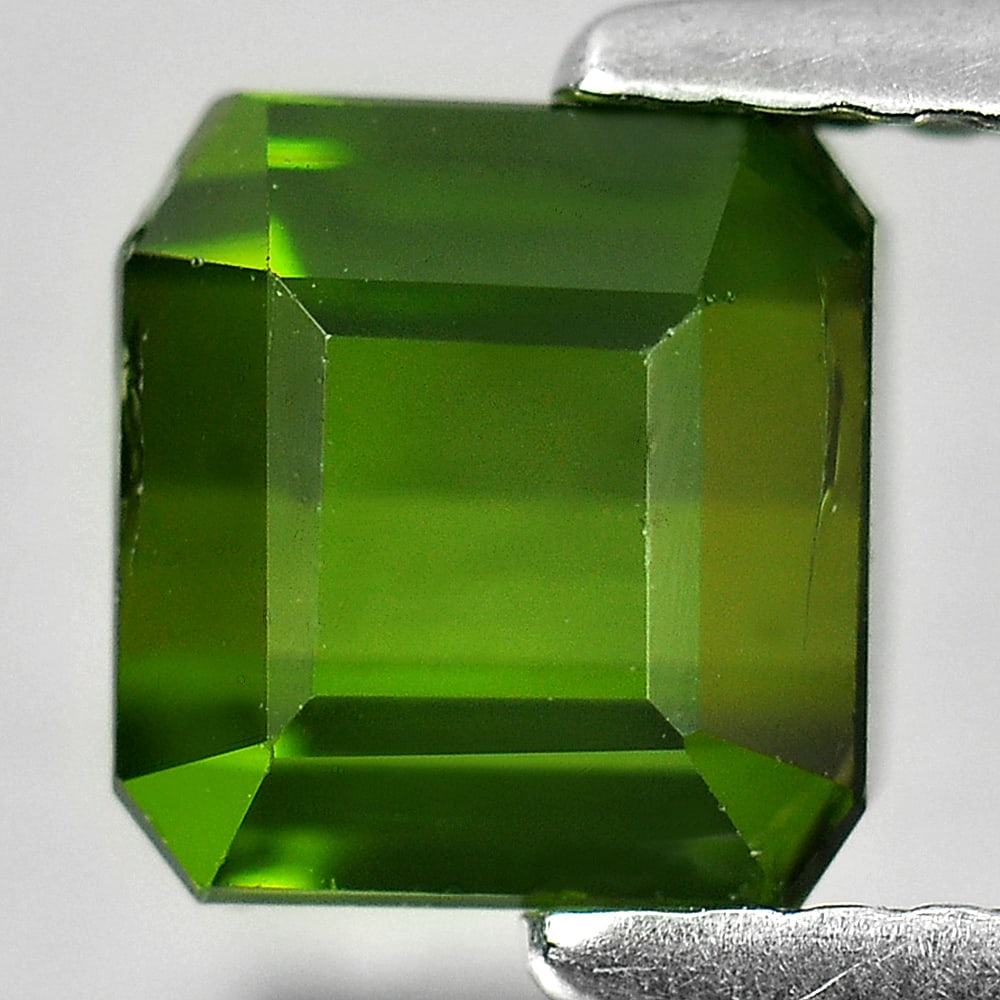 Natural Green Tourmaline 2.04 Ct. Octagon Shape 6.4 x 6 Mm Gemstone From Nigeria (1 of 3)