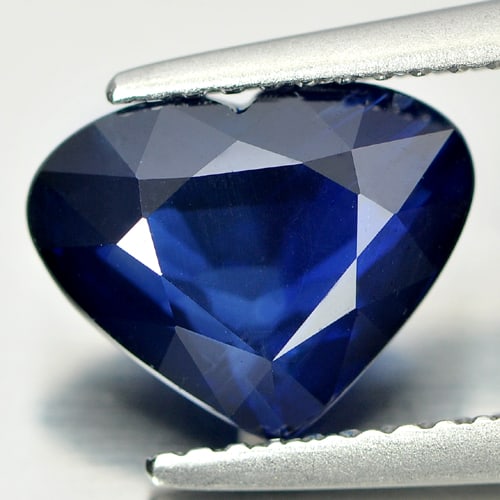 Natural Blue Sapphire 2.75 Ct. Heart Shape 8.08 x 9.95 Mm Gemstone from Madagascar (1 of 4)