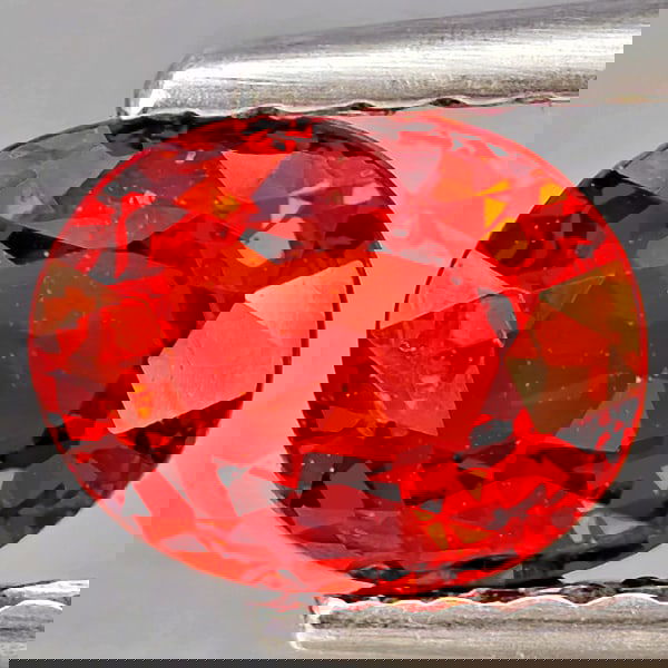 Natural Orangish Red Spessartine Garnet 0.95 Ct. Oval Shape 6.3 x 5 Mm Gemstones From Namibia: Product ID: 802937335 Product Name: Natural Garnet Weight: 0.95 CT. Size: 6.3 x 5 x 3.1 MM. Shape: Oval Shape Color: Orangish Red Clarity:SI1 Luster: Good Gems Origin: Namibia Treatment: Unheated Crys