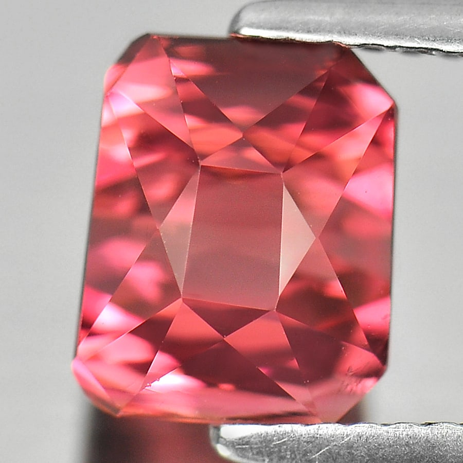 Natural Pink Tourmaline 3.26 Ct. VVS Octagon Shape 8.3 x 6.7 Mm. Gemstone from Nigeria: Product ID: 807228444 Product Name: Natural Tourmaline Weight: 3.26 CT. Size: 8.3 x 6.7 x 6.8 MM. Shape: Octagon Color: Pink Clarity:VVS Luster: Good Gems Origin: Nigeria Treatment: Unheated Crystal S