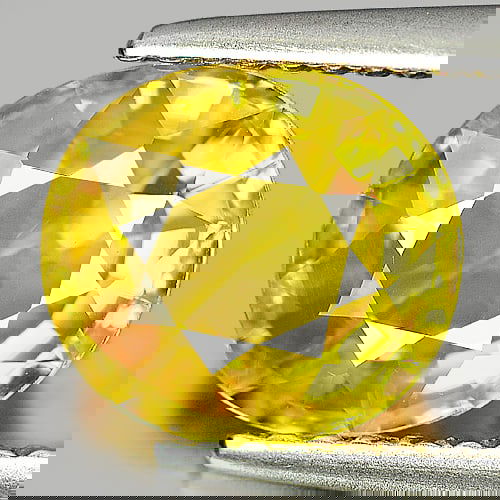 Natural Yellow Sapphire 2.25 Ct. Oval Shape 8.3 x 7.5 Mm. Gemstone From Thailand (1 of 3)