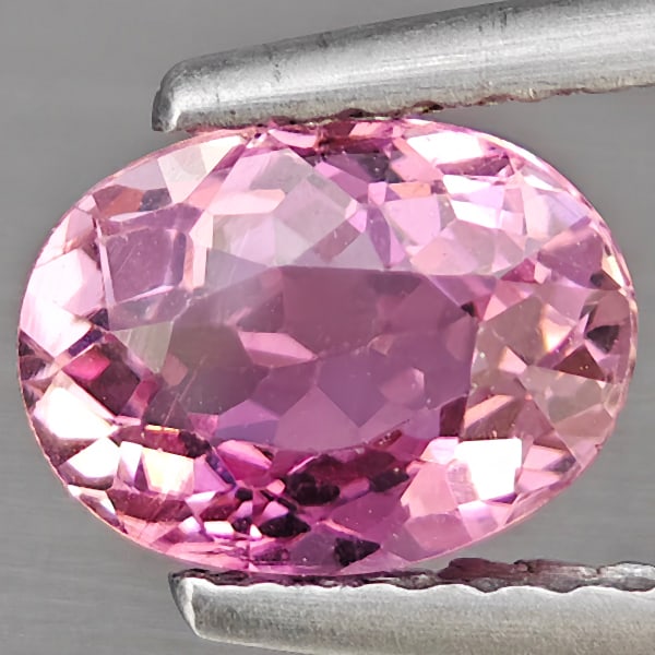 Natural Pink Tourmaline 1.05 Ct. Oval Shape 7.4 x 5.5 Mm Gemstone from Nigeria (1 of 3)