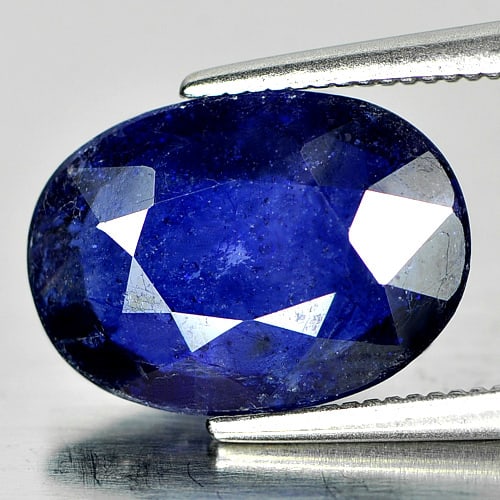 Natural Blue Sapphire 4.05 Ct. Oval Shape 12.5 x 9 Mm Gemstone from Madagascar (1 of 3)