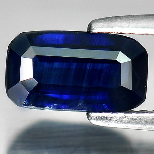Natural Blue Sapphire 1.45 Ct. Octagon Shape 9.1 x 5.2 Mm. Gemstone From Thailand (1 of 3)