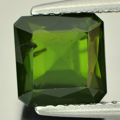 Natural Green Tourmaline 2.93 Ct Octagon Shape 7.2 x 7.2 Mm Gemstone from Nigeria (1 of 3)