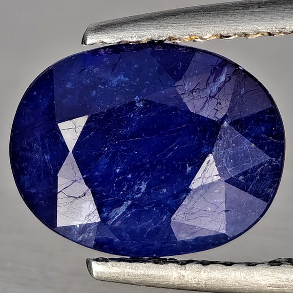 Natural Blue Sapphire 4.71 Ct. Oval Shape 10.2 x 7.5 Mm Gemstone From Madagascar (1 of 3)