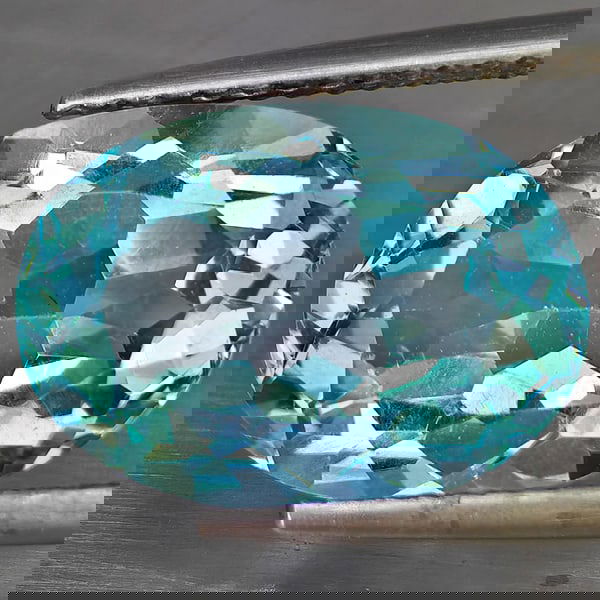 Natural Baby Blue Topaz 7.35 Ct. Oval Shape 14 x 10 Mm Gemstone From Brazil (1 of 3)