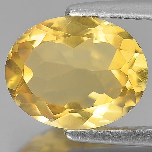 Natural Yellow Citrine 2.23 Ct. Oval Shape 10 x 8 Mm Gemstone from Brazil: Product ID: 801812632 Product Name: Natural Citrine Weight: 2.23 CT. Size: 10 x 8 x 4.8 MM. Shape: Oval Color: Yellow Clarity:VSI Luster: Good Gems Origin: Brazil Treatment: Unheated Crystal Structure