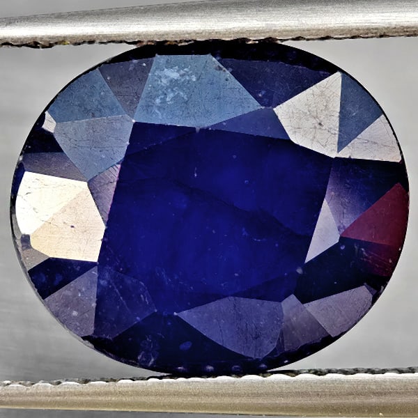Natural Blue Sapphire 7.01 Ct. Oval Shape 12.3 x 10.5 Mm. Gemstone from Madagascar: Product ID: 806012244 Product Name: Natural Blue Sapphire Weight: 7.01 CT. Size: 12.3 x 10.5 x 5.7 MM. Shape: Oval Color: Blue Clarity:Traslucent Luster: Good Gems Origin: Madagascar Treatment: Heated