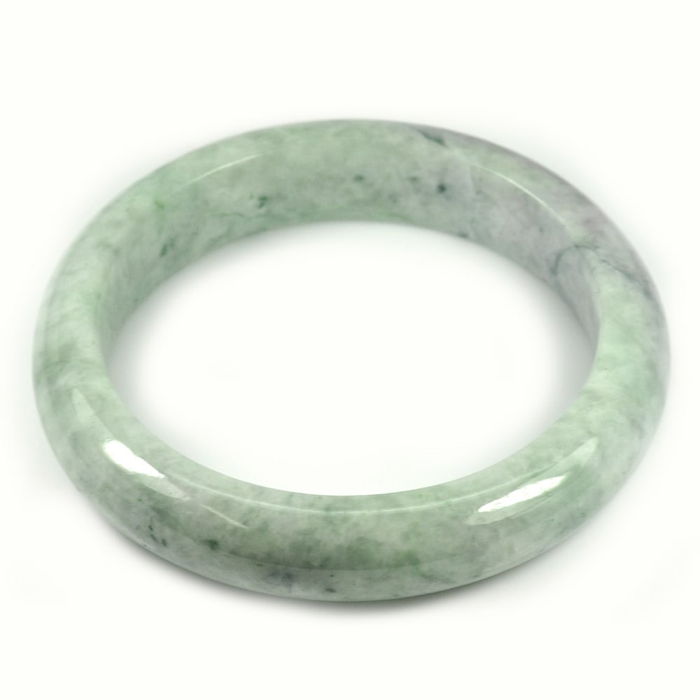 Natural Multi-Color Jade Bangle 382.46 Ct. Diameter 60 Mm. Gemstone from Thailand (1 of 3)