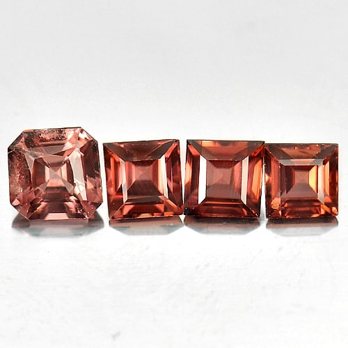 Natural Imperial Pink Zircon 2.69 Ct. 4 Pcs Mix Shape Gemstone from Tanzania: Product ID: 807720044 Product Name: Natural Zircon Weight: 2.69 CT. Size: 4 x 4 x 2.7 To 4.9 x 4.9 x 3.3 MM. Shape: Mix Shape Color: Imperial Pink Clarity:VVS Luster: Good Gems Origin: Tanzania Treatm