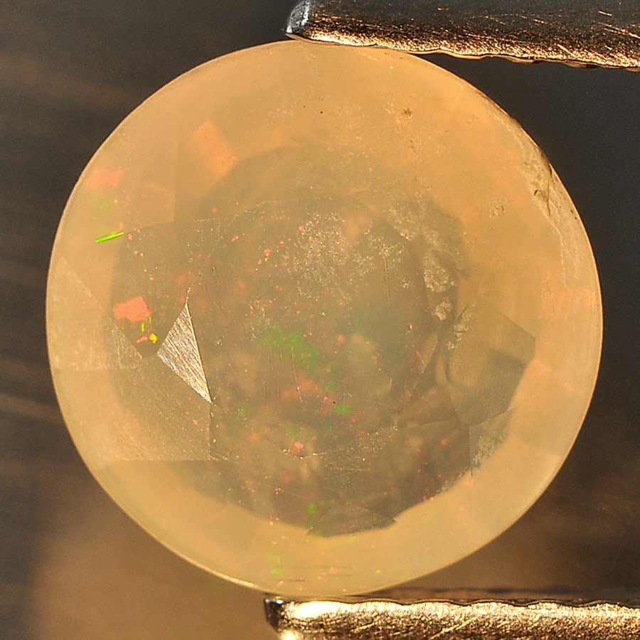 Natural Multi Color Opal 1.25 Ct. Round Shape 8.3 Mm Gemstone from Ethiopia (1 of 3)