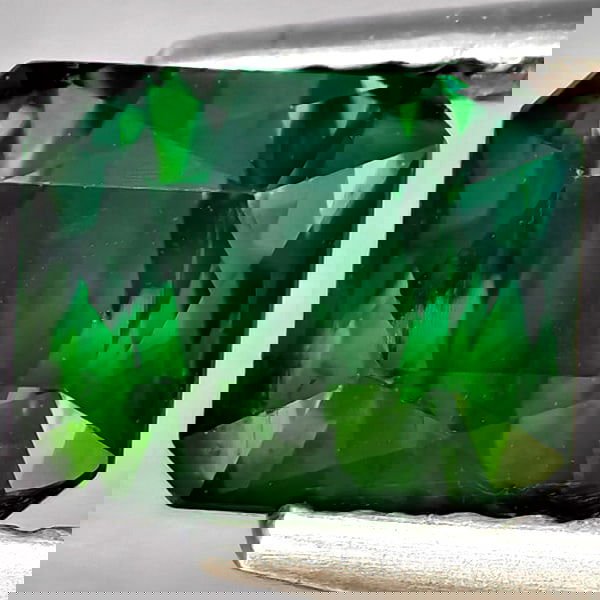 Natural Green Tourmaline 1.49 Ct. VVS Octagon Shape 6.7 x 5.5 Mm Gemstone From Nigeria (1 of 3)